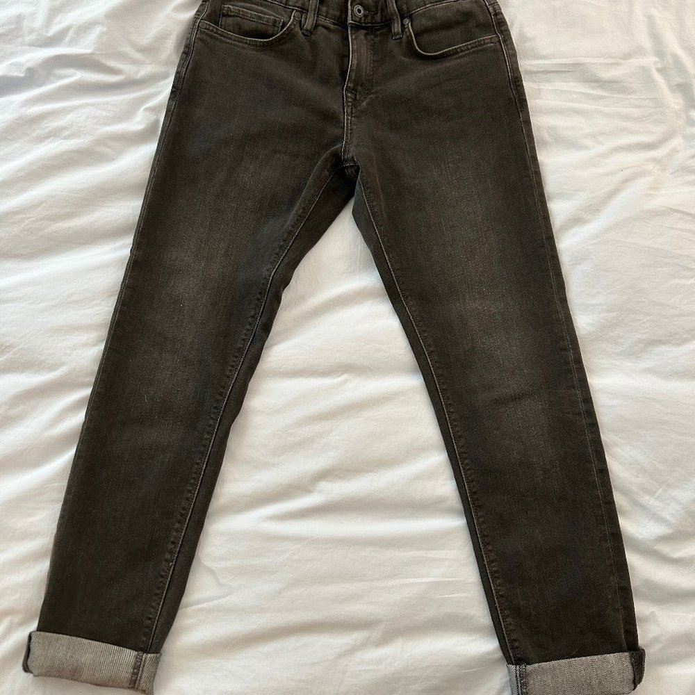 Roark Standard Slim Fit Worn Blue-Black Denim Jeans (Size: 30)